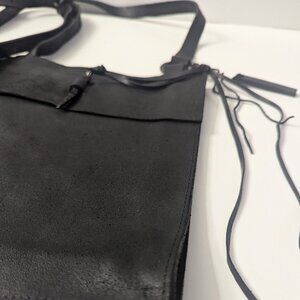 Super **RARE** "NEW "Wildhorn" unisex handmade Horned Leather Satchel